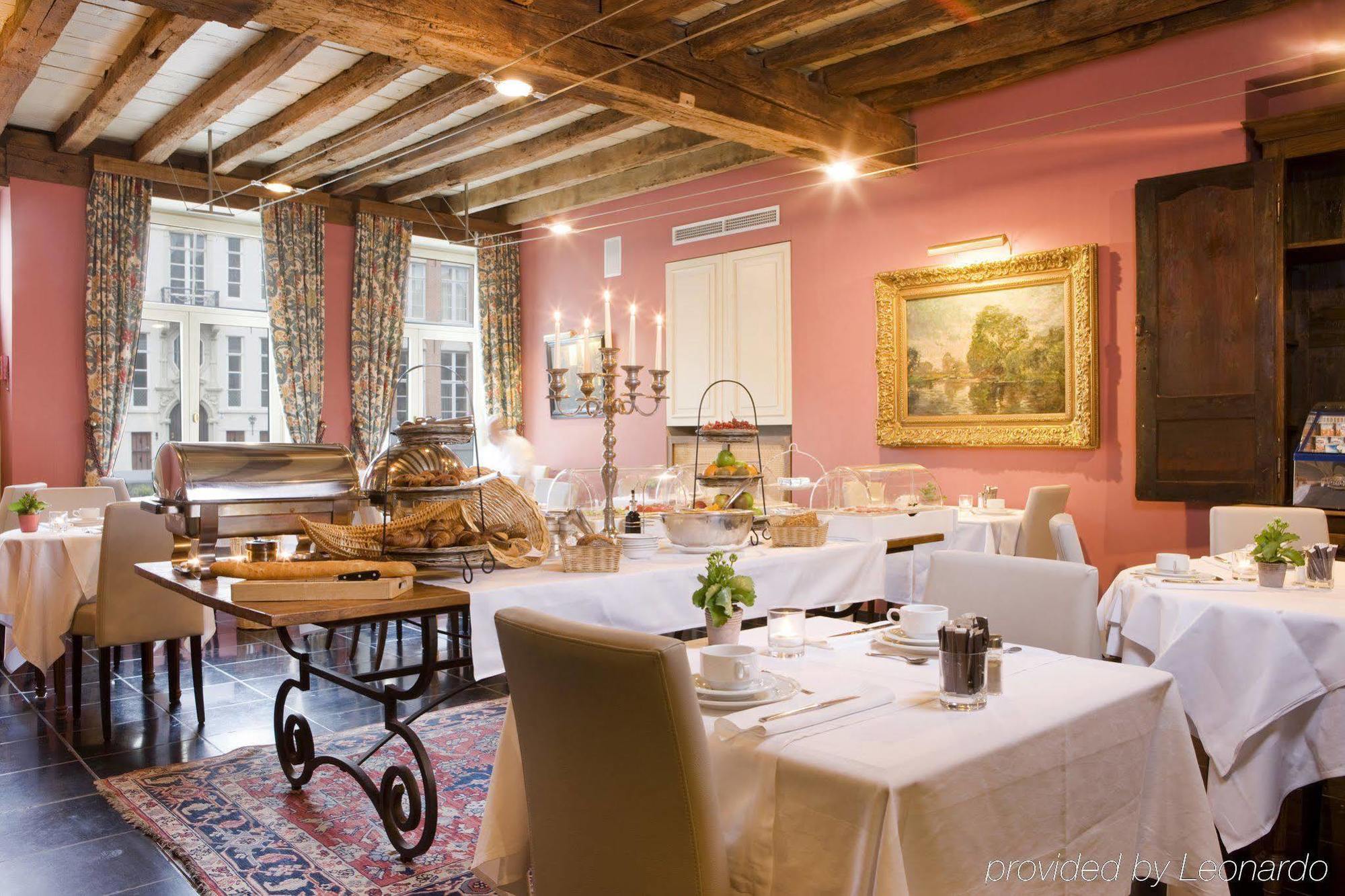 Martin'S Relais Hotel Bruges Restoran gambar